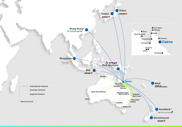 CA Route Map International Domestic