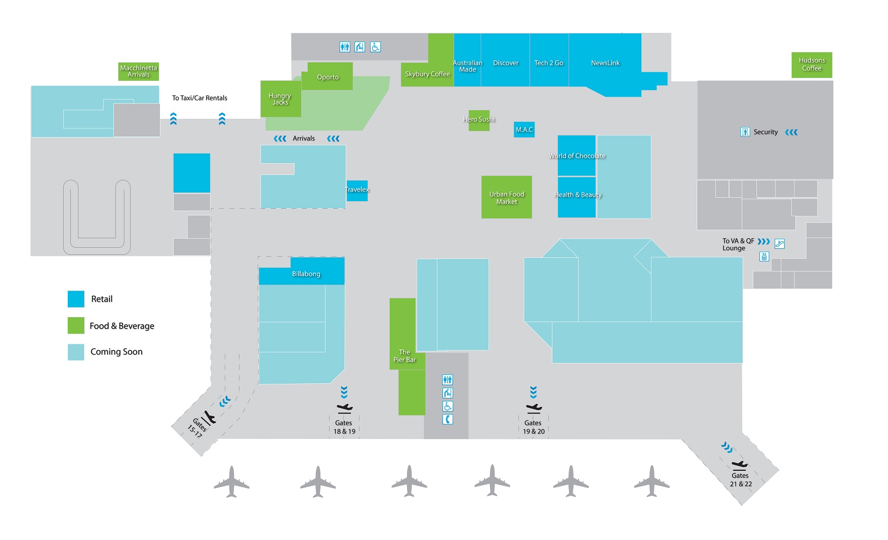 Maps » Cairns Airport